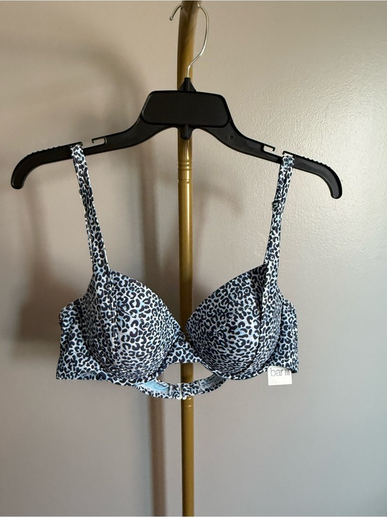 Bar III Other - NWT Bar III “On the Prowl” Underwire Bikini Top – Navy Leopard Print (Size L)